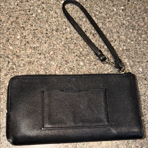 Coach Black Wristlet - Picture 2 of 3